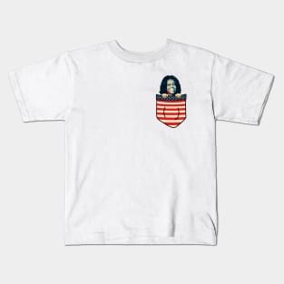 Michelle Obama Chest Pocket Kids T-Shirt